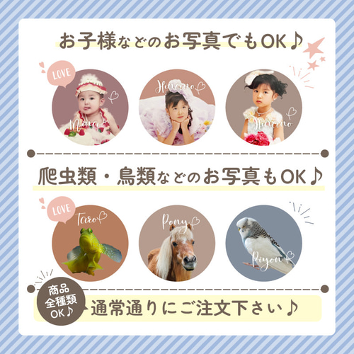 のの様ご確認用ページ レジンで写真チャーム オーダー品 No.009