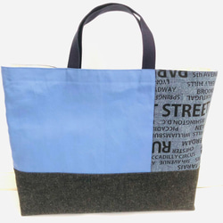 ★専用　確認★　デニムリメイクワイヤーポーチ⭐ デニム ワイヤーポーチ 15cm口金 りすタグ ハンドメイド ポーチ