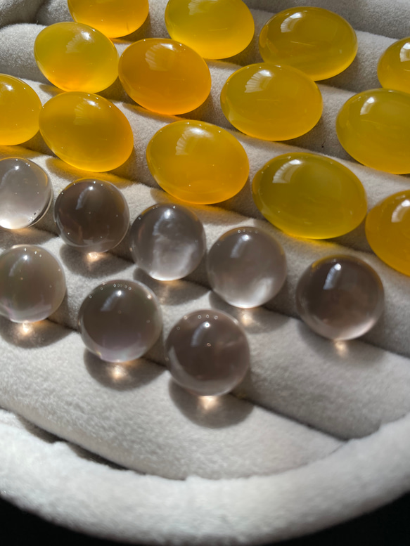 【艶×透明感】私だけの天然石フォークリング　　　フリーサイズ　春アクセサリー 11枚目の画像