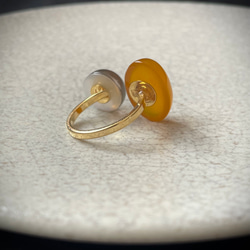 【艶×透明感】私だけの天然石フォークリング　　　フリーサイズ　春アクセサリー 18枚目の画像