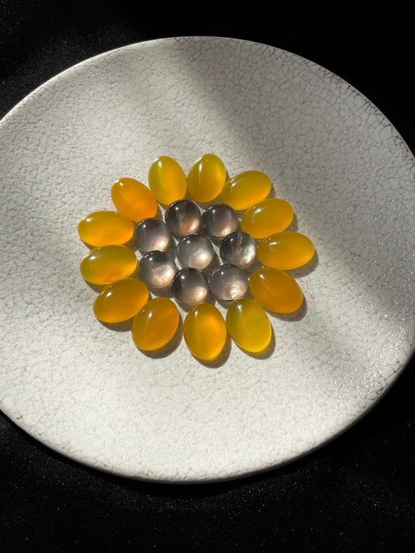 【艶×透明感】私だけの天然石フォークリング　　　フリーサイズ　春アクセサリー 2枚目の画像