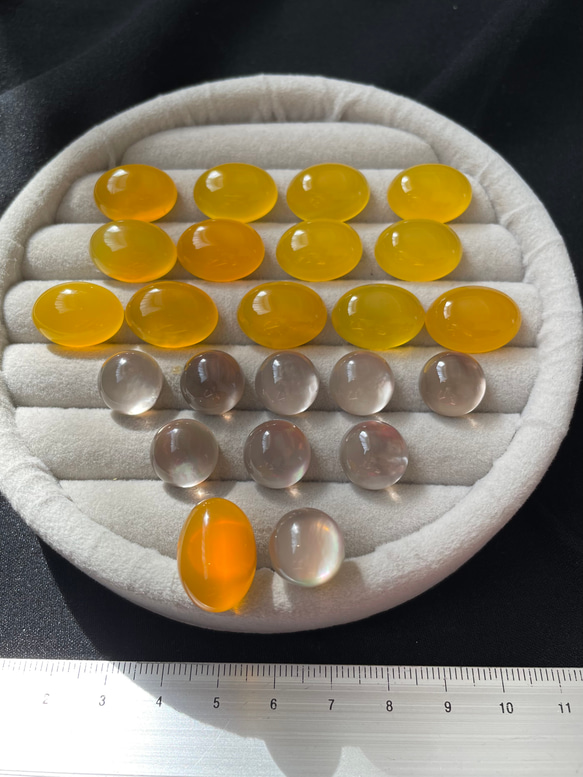 【艶×透明感】私だけの天然石フォークリング　　　フリーサイズ　春アクセサリー 10枚目の画像