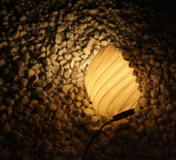 テーブルランプ / 照明ギフト / 3dプリント製照明 / Table Lamp SHELL 10枚目の画像