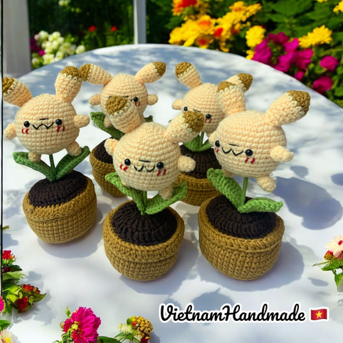 VietnamHandmade 手作ハンドメイド あみぐるみ ぴっかチュウ