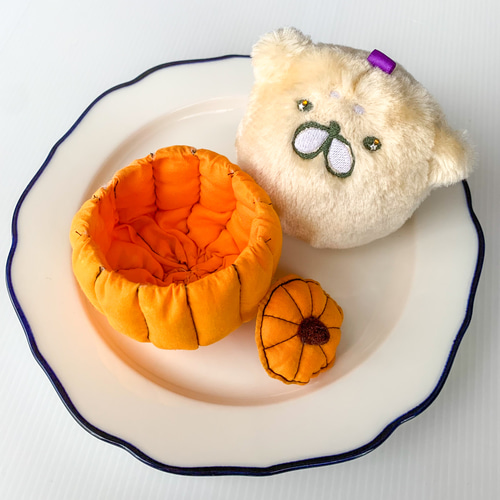 ハロウィンパンプキンmyrueのぬいぐるみ ぬいぐるみ amcouleur