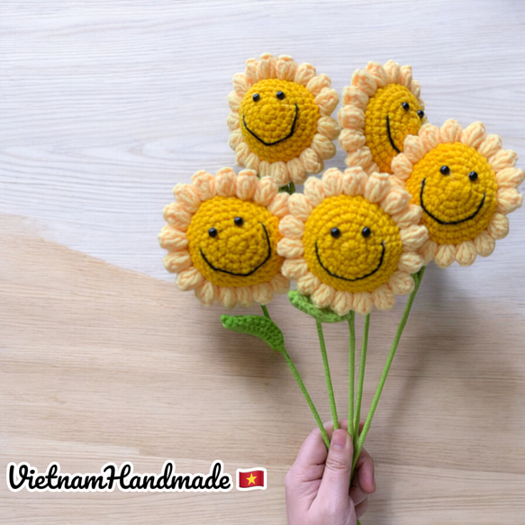 VietnamHandmade ハンドメイド ひまわり あみぐるみ VietnamHandmade ハンドメイド ひまわり あみぐるみ あみぐるみ