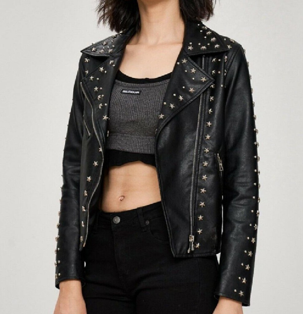 羊革スタースタッドジャケット Sheep Leather Star Stud Jacket