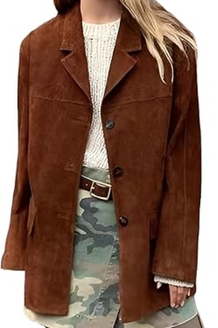 スエードレザーオーバーコート Suede Leather Overcoat