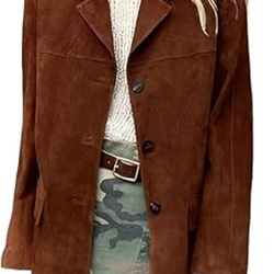 スエードレザーオーバーコート Suede Leather Overcoat ジャケット