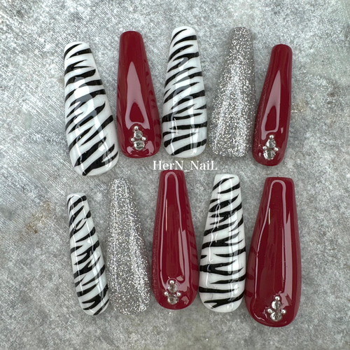 ネイルチップ×2  お急ぎ48 ネイルチップ×2 お急ぎ48 ネイルチップ お急ぎ48の通販 by M_nail's