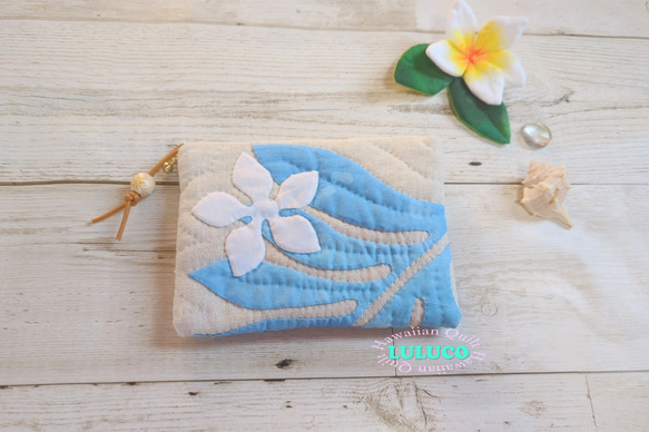 ハワイアンキルト☆フラットポーチ ☆ ウル ポーチ LULUCO 通販