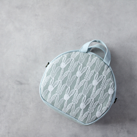 ミナペルホネン pomppia light green ハンドメイドバッグ