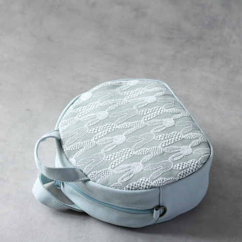 ミナペルホネン pomppia light green ハンドメイドバッグ