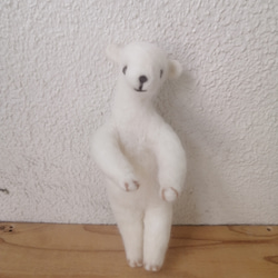 みい 羊毛フェルト しろくま風 羊毛フェルト 羊毛フェルト moimoe 通販 18323631