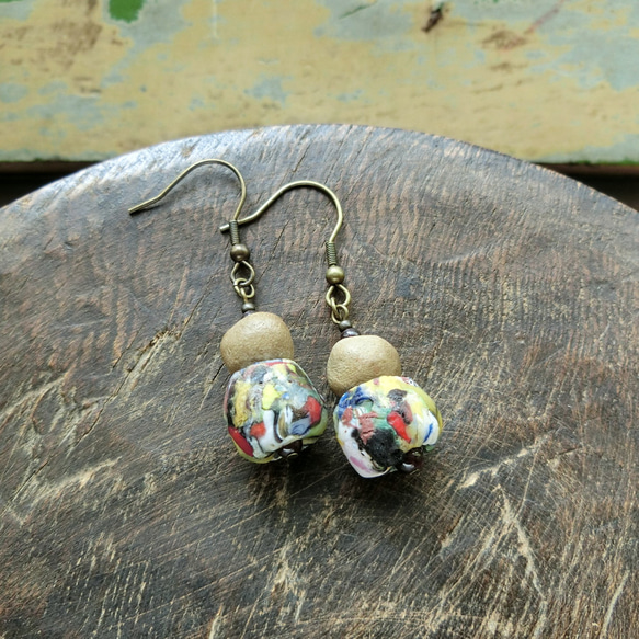 楽天市場】星 ピアス 大ぶりの通販 ペイント 星 スクエア 大ぶり転写