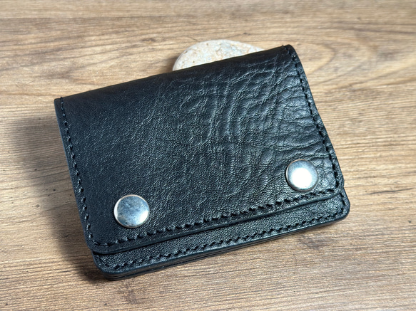 【ハンドメイド】　ミドル トラッカー ウォレット ミドルトラッカーウォレット カスタム デザイン指定 裏面追加