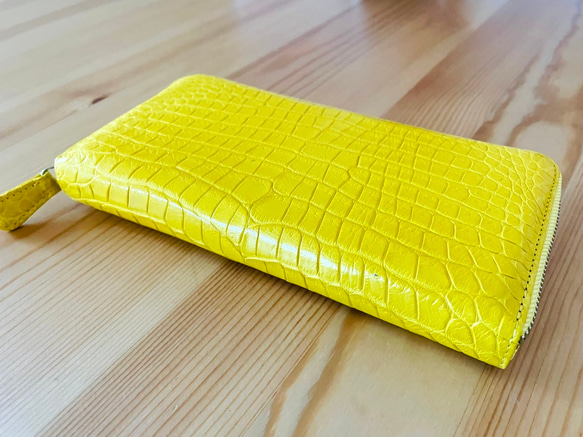 日本の職人が作った スモールクロコダイル（ポロサス） ラウンド  