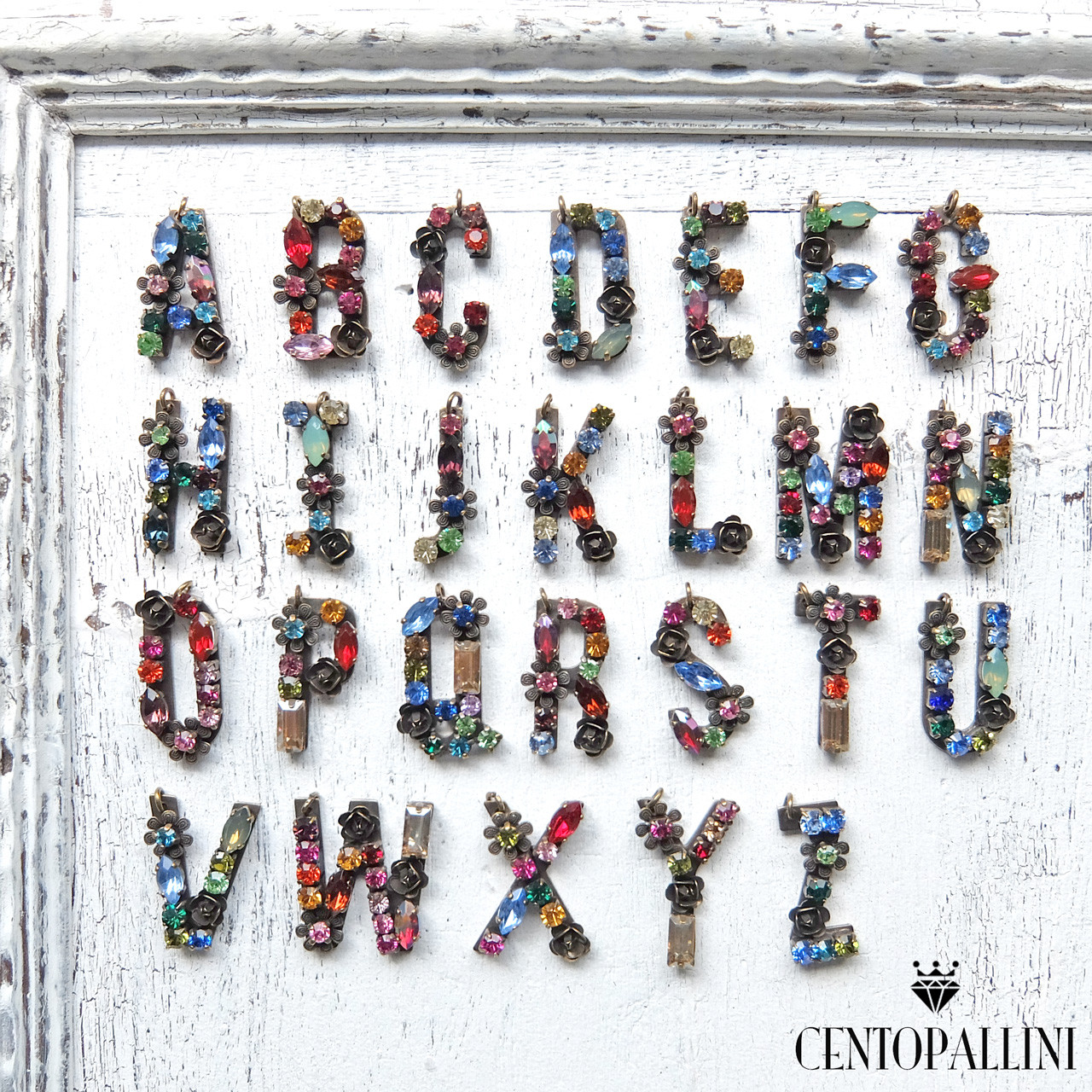 【一点物】イニシャルネックレス・アルファベットネックレス・選べるチェーン