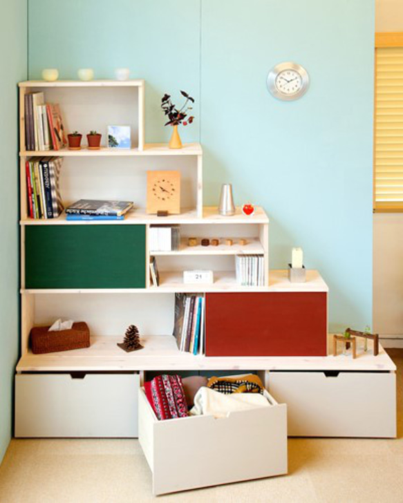 増やせる収納】壁面収納家具 テレビボード ベンチ収納 収納棚 寝室