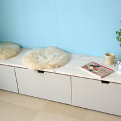 コーナー型収納ベンチ ホワイト（直接引き渡し） コーナー型収納ベンチ ホワイト（直接引き渡し）