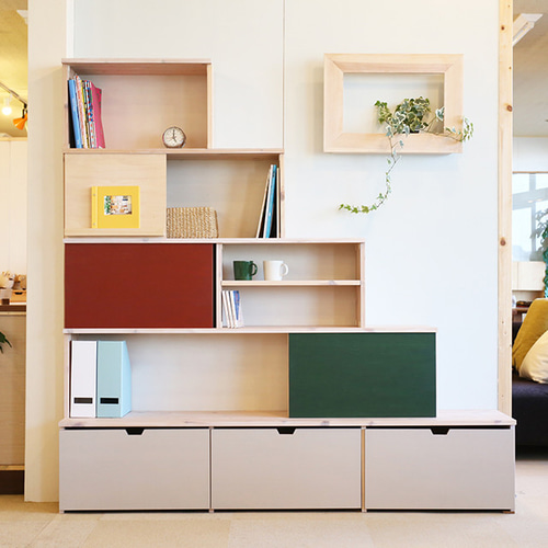増やせる収納】壁面収納家具 テレビボード ベンチ収納 収納棚 寝室
