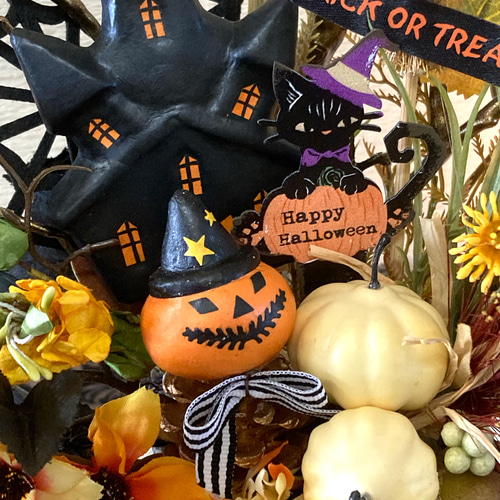 Spooky Halloween❗️黒猫とカボチャのジャック＂大人可愛い