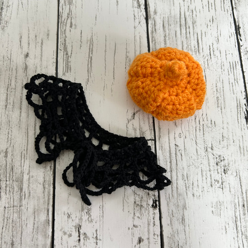 白くま貯金箱 着せ替え ハロウィン 2点セット あみぐるみ mmzk * kobo