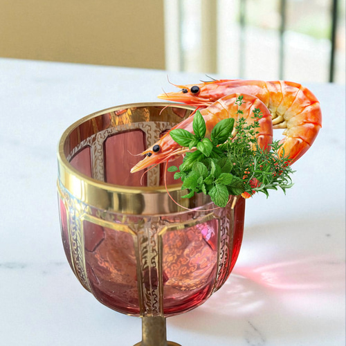 ボヘミアン　ワイングラス　赤 新品】BOHEMIA ボヘミア ガラス レッドクリスタル ペアワイン