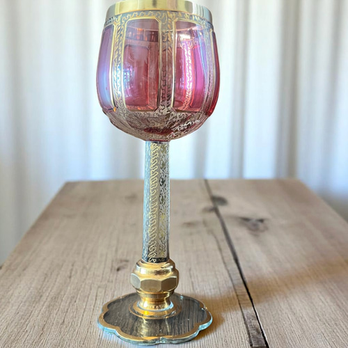 ボヘミアンワイングラス1客 ワイングラス antique art nozomi