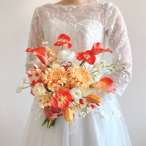 ウェディングブーケ【結婚式/ウェディング/リゾート婚/前撮り