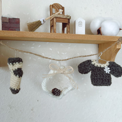 ナチュラル小物の壁掛けシェルフ 3枚目の画像