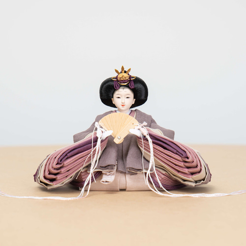 ことのひな人形（3C-0310）（かれん）麻の葉｜収納ケース｜コンパクト