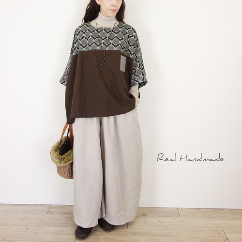 yaeca リネン リボン　キュロット (unisex) yaeca リネン リボン キュロット (unisex) yaeca リネン リボン