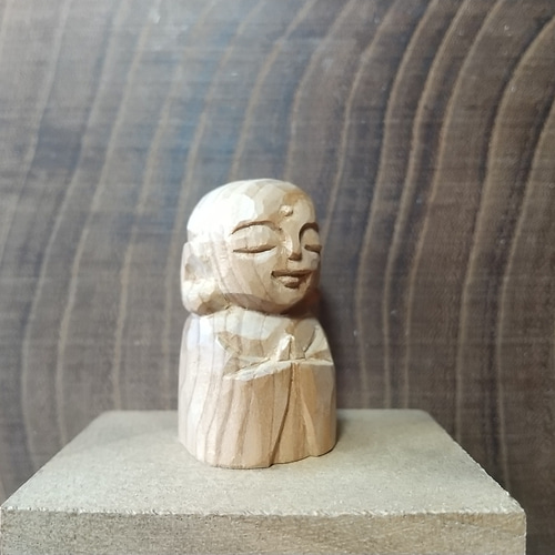 【5体セット】木製 手彫り お地蔵さん 彫刻 約27cm お地蔵 手のひらサイズ お地蔵さん 木 木製 木彫り 彫刻 像 地蔵