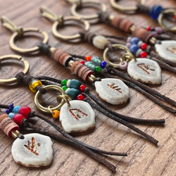 〈 12.5㎜粒 〉✦✦ ハーキマー・ダイヤモンド ✦✦ 牛革紐ペンダント 523080866794b77e31276af8260a75