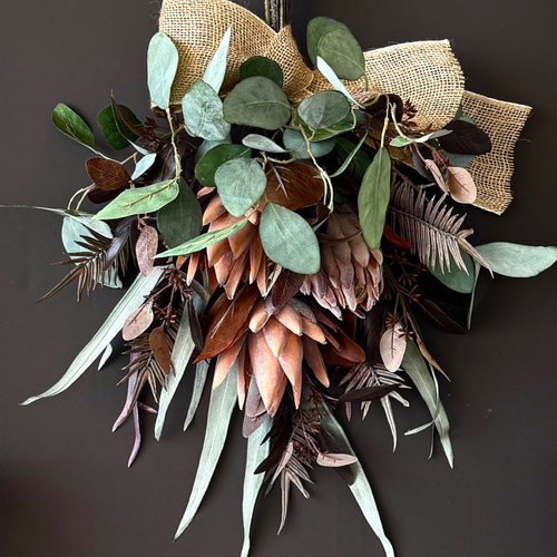 大人クリスマス2025 再版 ＜ボタニカルスワッグ＞ 『テラコッタ