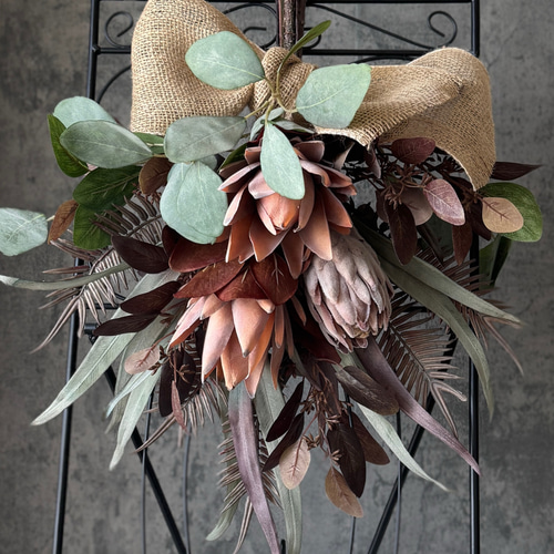 大人クリスマス2025 再版 ＜ボタニカルスワッグ＞ 『テラコッタ