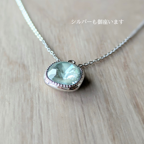 100年に一度咲く花 agaveネックレス14Kgf/SV925サージカル 100年に一度咲く花 agaveネックレス14Kgf/SV925サージカル