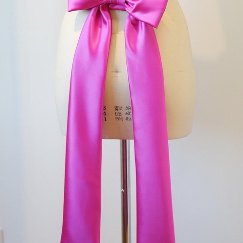 リボンベルト サッシュベルト サテンリボン ウエストリボン