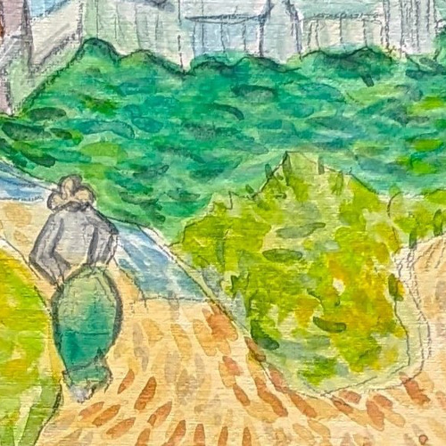 ゴッホきょうかい 水彩画原画 (F4) 絵画 yko 通販 18325792 ゴッホきょうかい 水彩画原画 (F4) 絵画 yko 通販 18325792