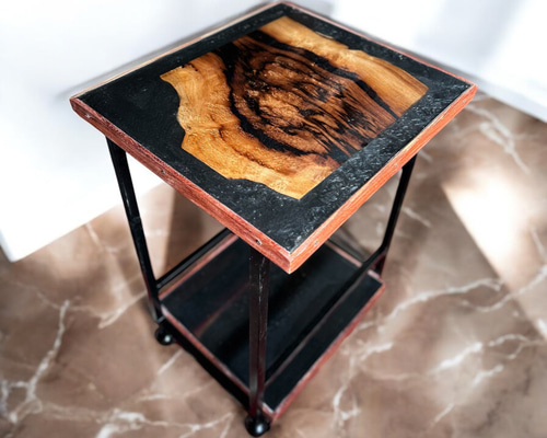 黒柿のサイドテーブル・ラック CN1026 サイドテーブル 金井工房 通販