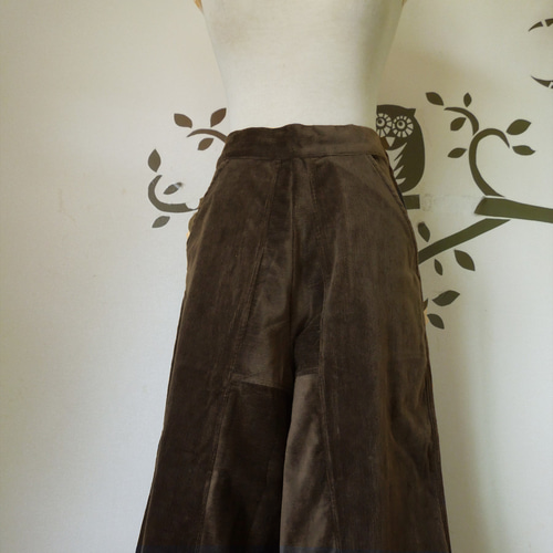 bighug ストレッチコール グリークパンツ○チャコール ロング  