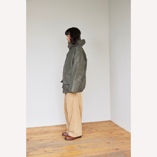 bighug ストレッチコール グリークパンツ○ベージュ ロング  