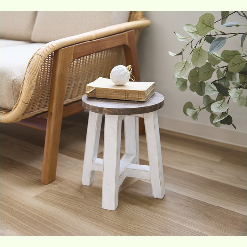 エイジングアンティーク調　ダメージ加工　ガーデンスツールＳ