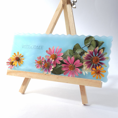 香るウェルカムボード‐フラワーガーデン［アロマワックスサシェ