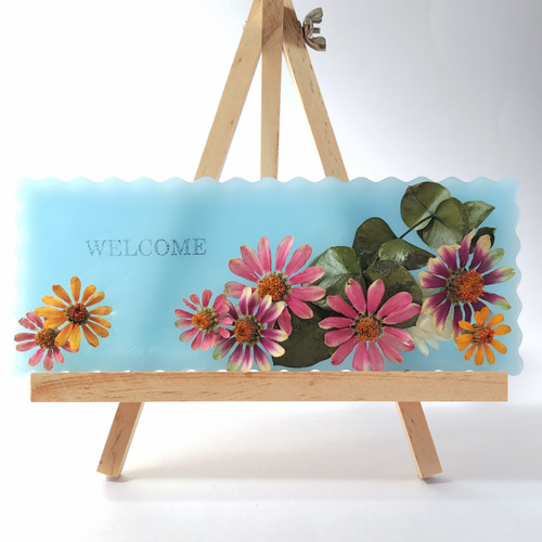 香るウェルカムボード‐フラワーガーデン［アロマワックスサシェ