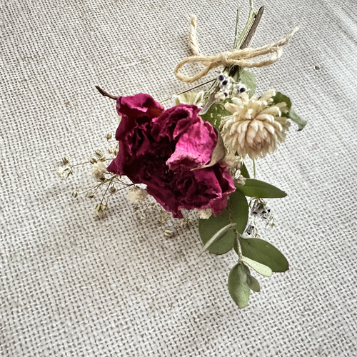 ドライフラワー♡ミニ花束 ガーランド ウェディング エスコート