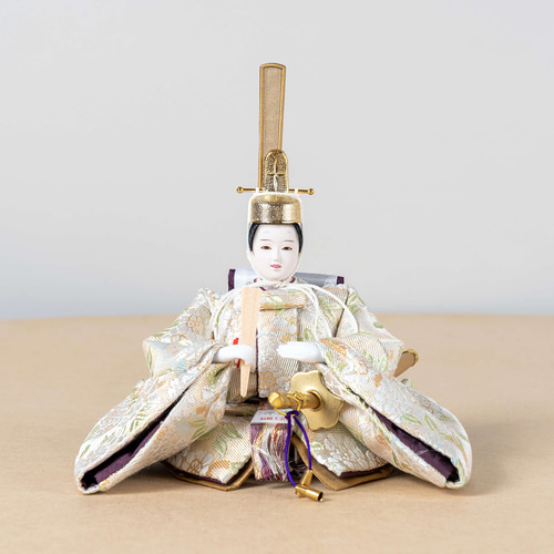 ことの平安ひな（3HK-0350｜このは｜手描桜｜収納｜コンパクトな雛人形