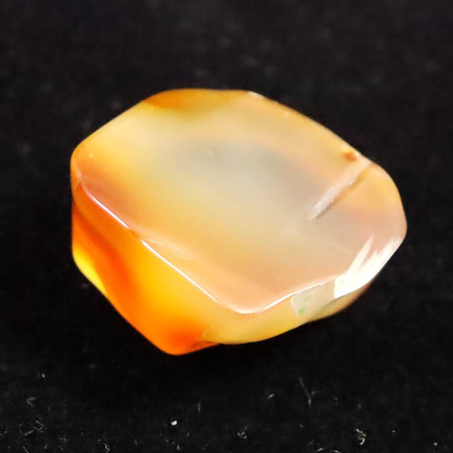 花石絵（原石メノウ他） 島根県 花仙山 めのう 瑪瑙 原石 ディレクトリーカード付 5.28g #72277