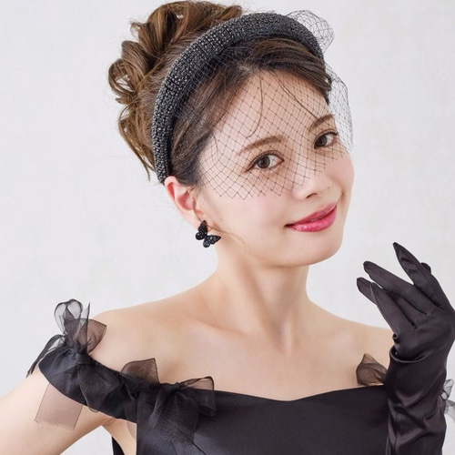 カチューシャ ブラック アレクサンドルドゥパリ 黒 ブラック